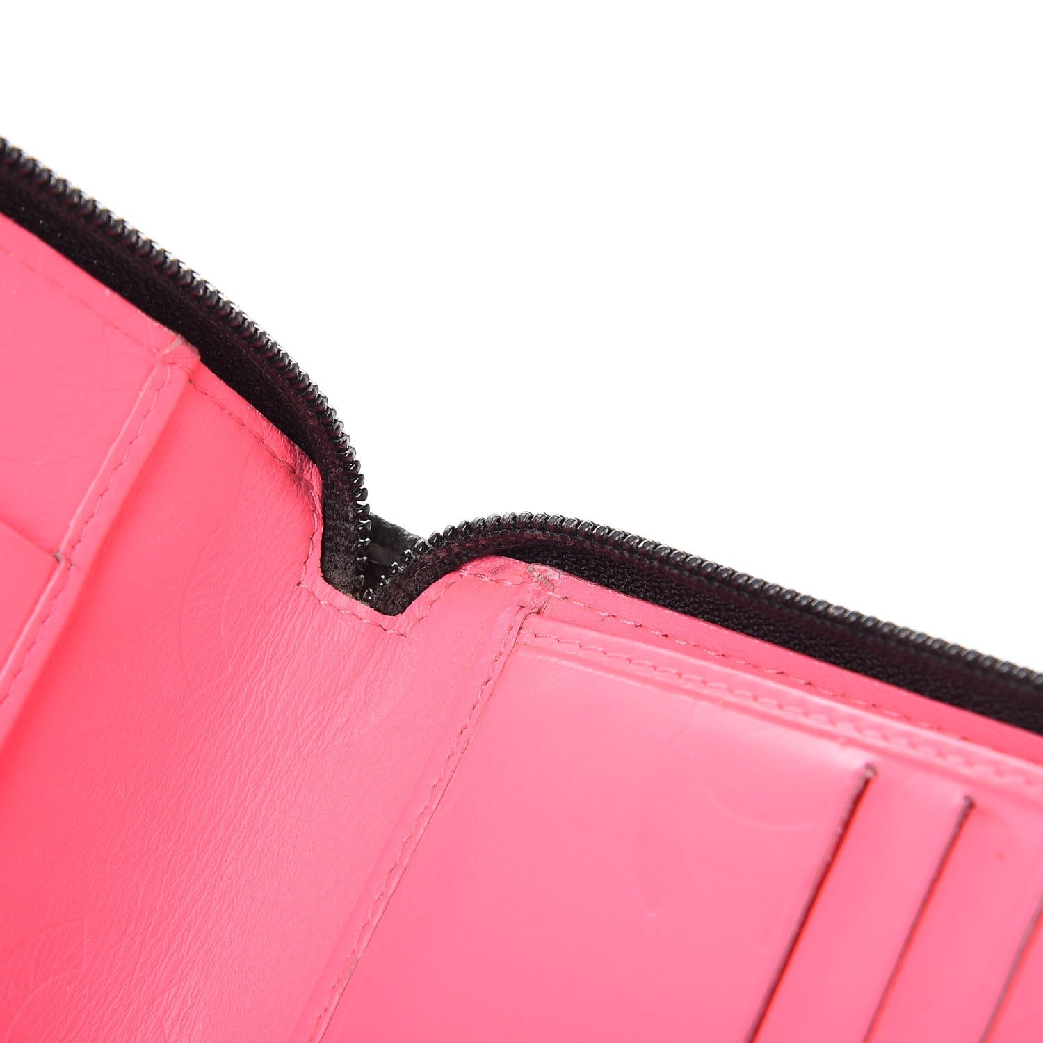 Chanel Cambon Zip Around Organizer Wallet Black White 18 of 25