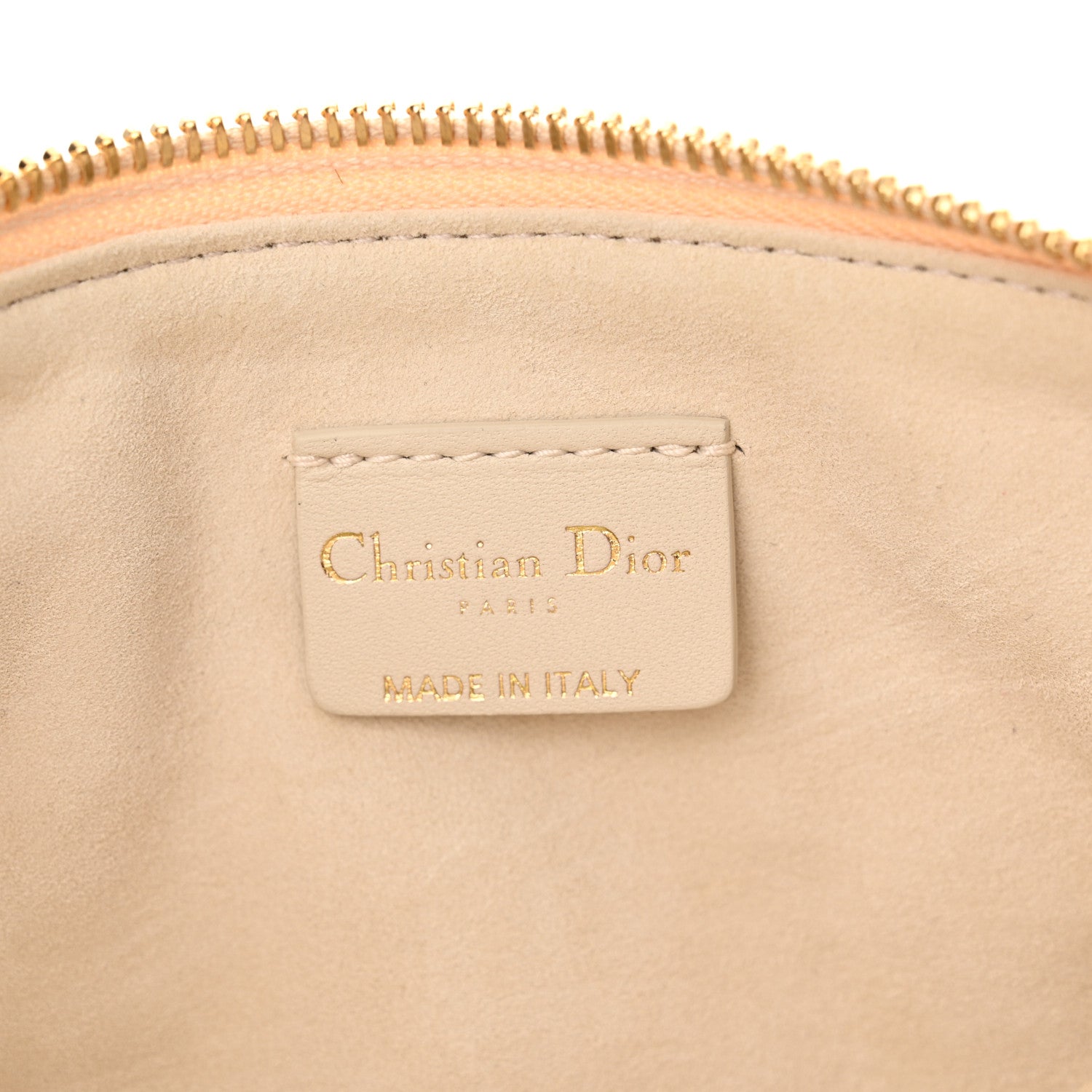 Christian Dior New Line Lambskin Cannage Dior Club Bag Dusty Ivory 6 of 10