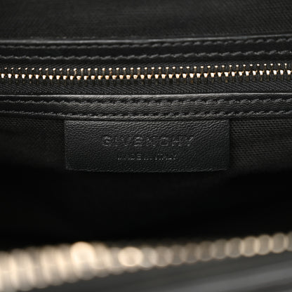 Givenchy Calfskin Crocodile Embossed Small Antigona Black 6 of 10