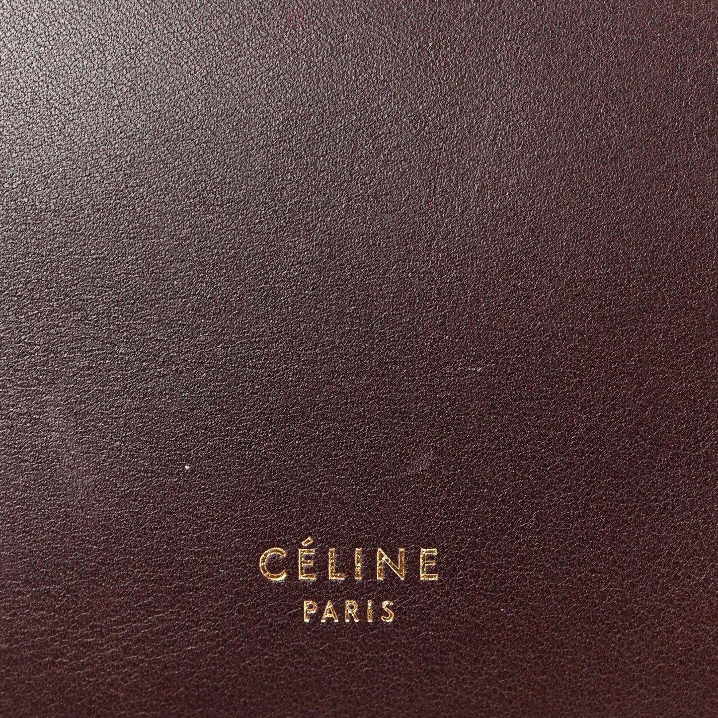 Smooth Calfskin Mini Clasp Bag Bordeaux