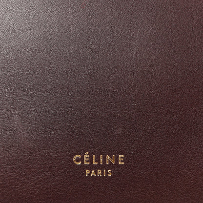 Celine Smooth Calfskin Mini Clasp Bag Bordeaux 6 of 12