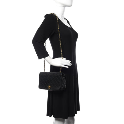 Chanel Lambskin Quilted Small Single Flap Black 2 of 14