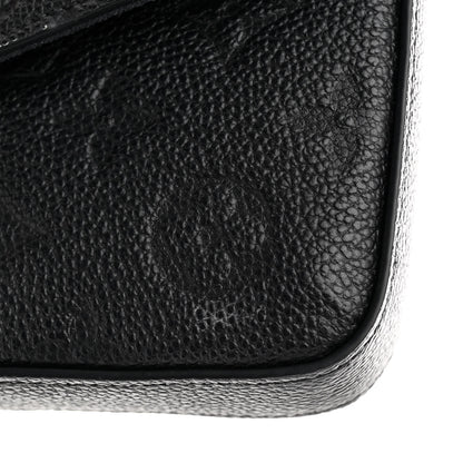 Louis Vuitton Empreinte Pochette Felicie Chain Wallet Black 14 of 15