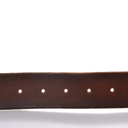 Gucci Faded Calfskin Double G 40mm Belt 110 44 Cuir 5 of 6