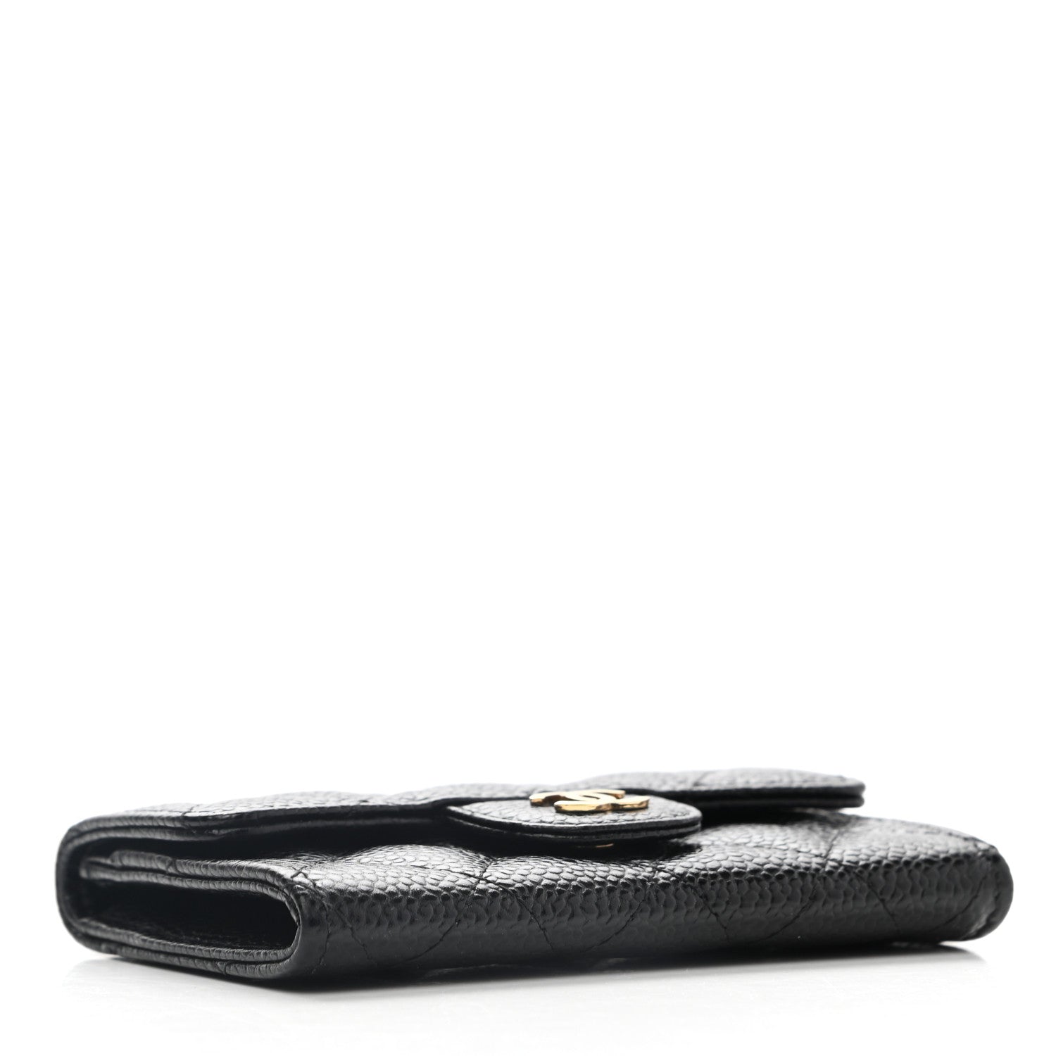 Chanel Caviar Quilted Flap Card Holder Black 4 of 9