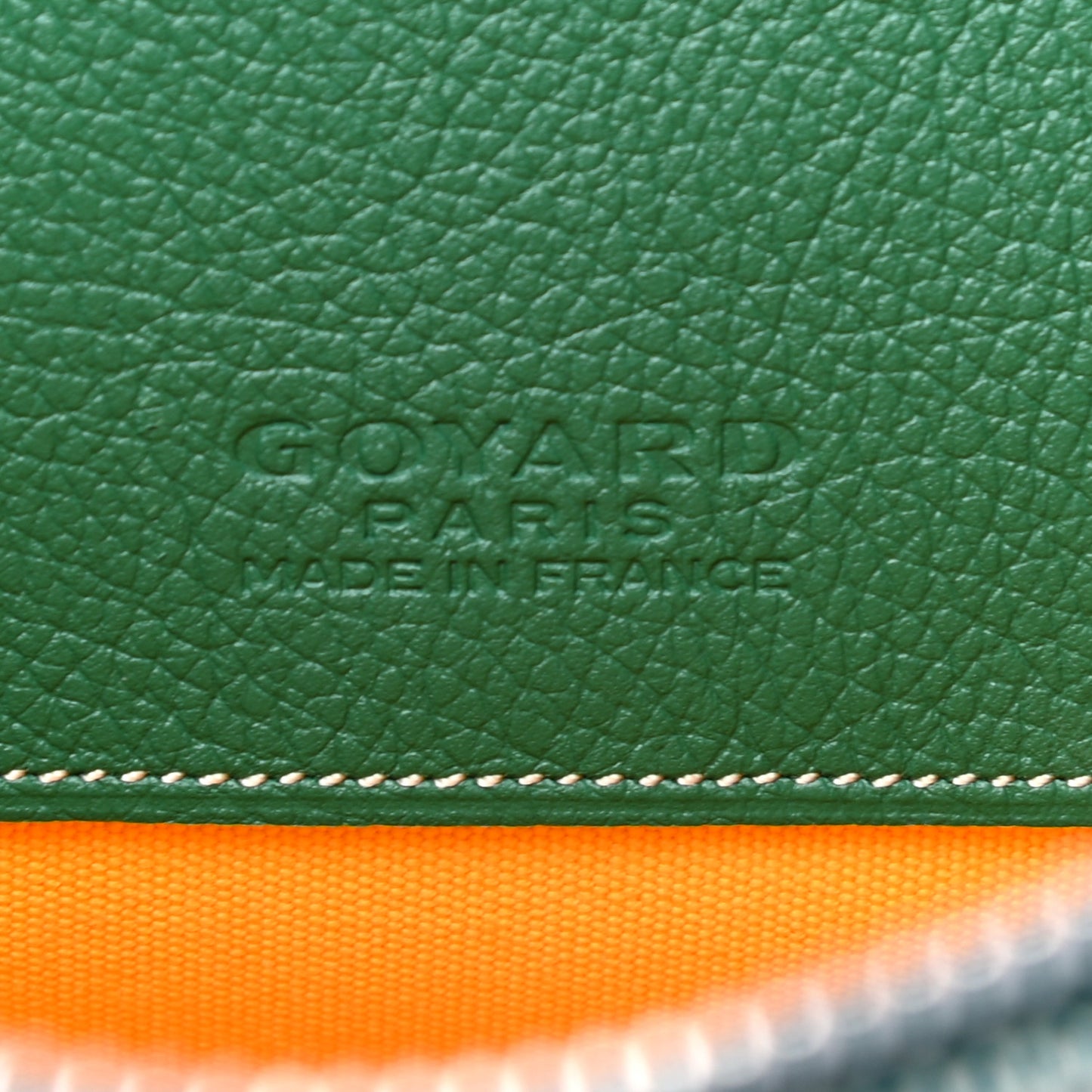 Goyardine Senat Pochette MM Green