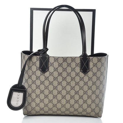 Gucci GG Supreme Monogram Small Reversible Tote Beige Black 13 of 13