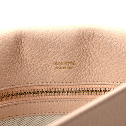 Tom Ford Grained Calfskin T Clasp Tara Crossbody Bag Nude 6 of 8