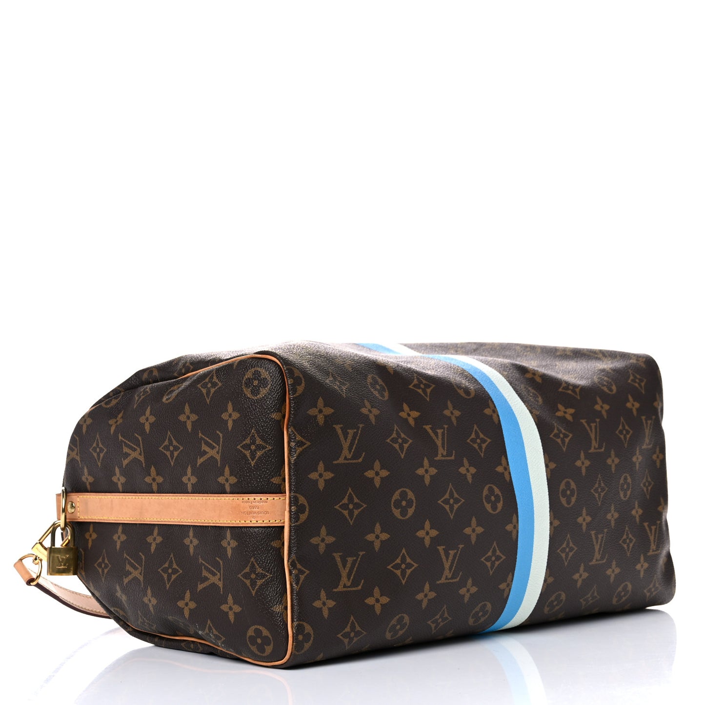 Monogram My LV Heritage Speedy Bandouliere 40 Gris Blue Clair
