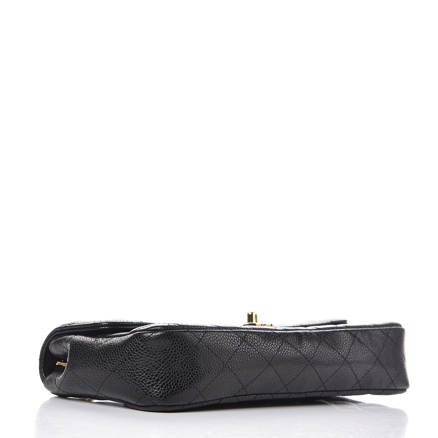 Caviar Quilted East West Flap Black