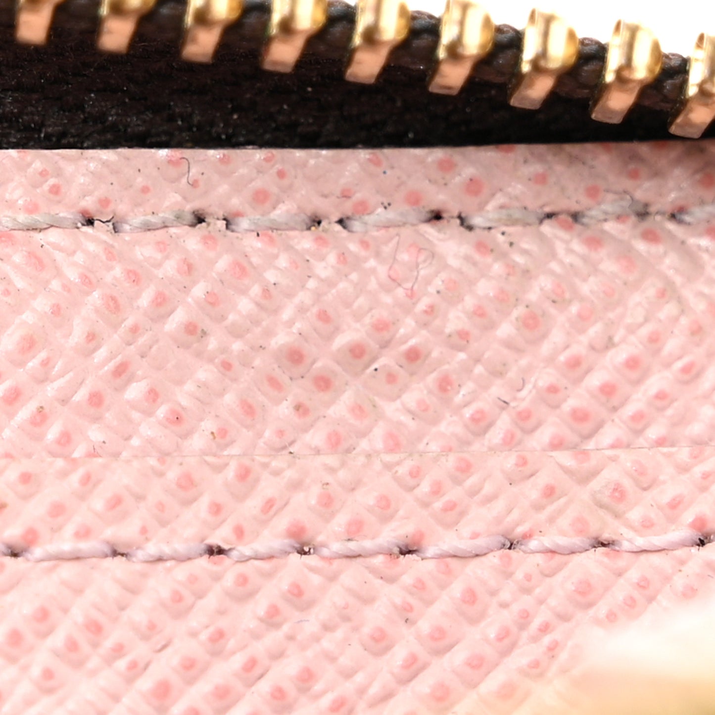 Damier Ebene Clemence Wallet Rose Ballerine