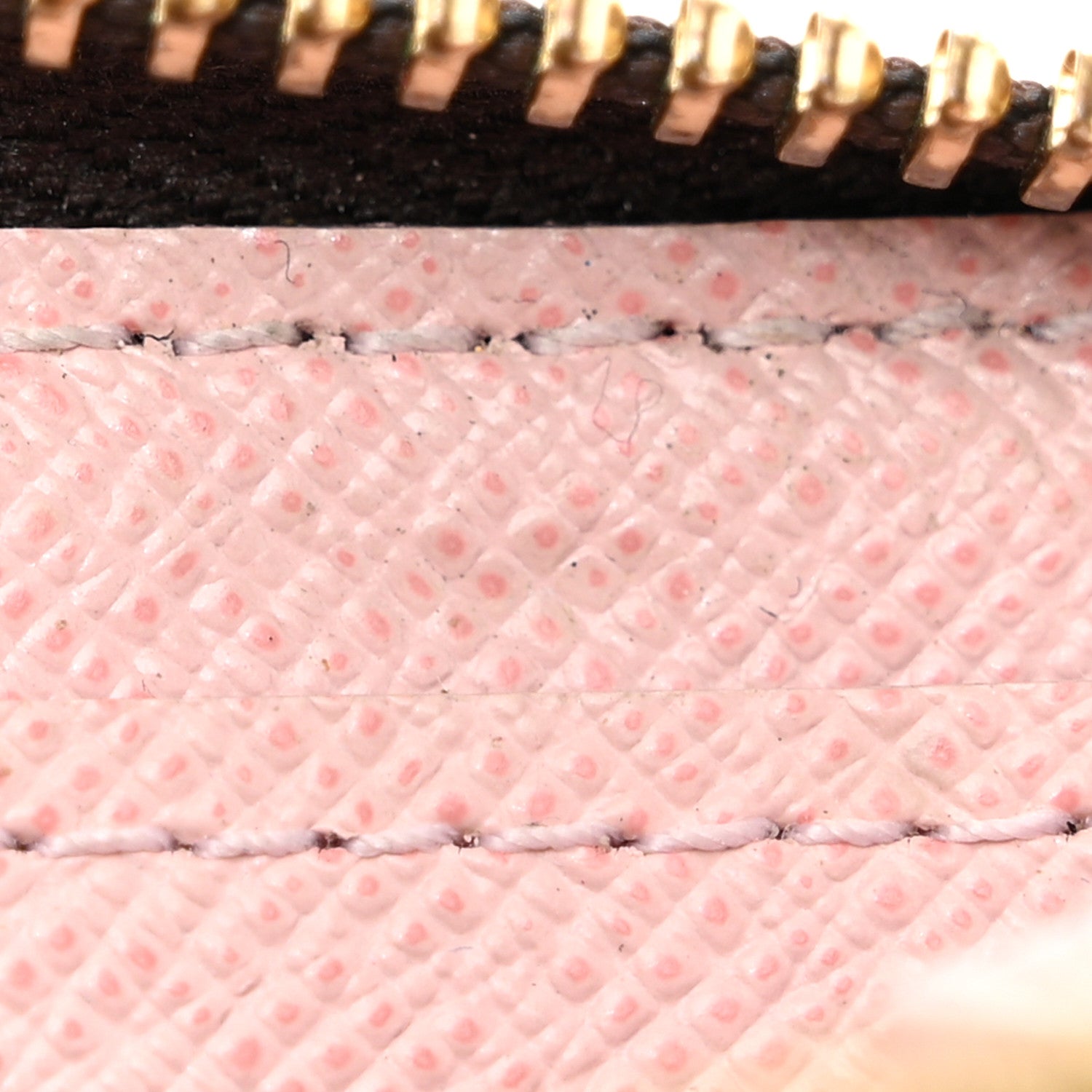Louis Vuitton Damier Ebene Clemence Wallet Rose Ballerine 11 of 24