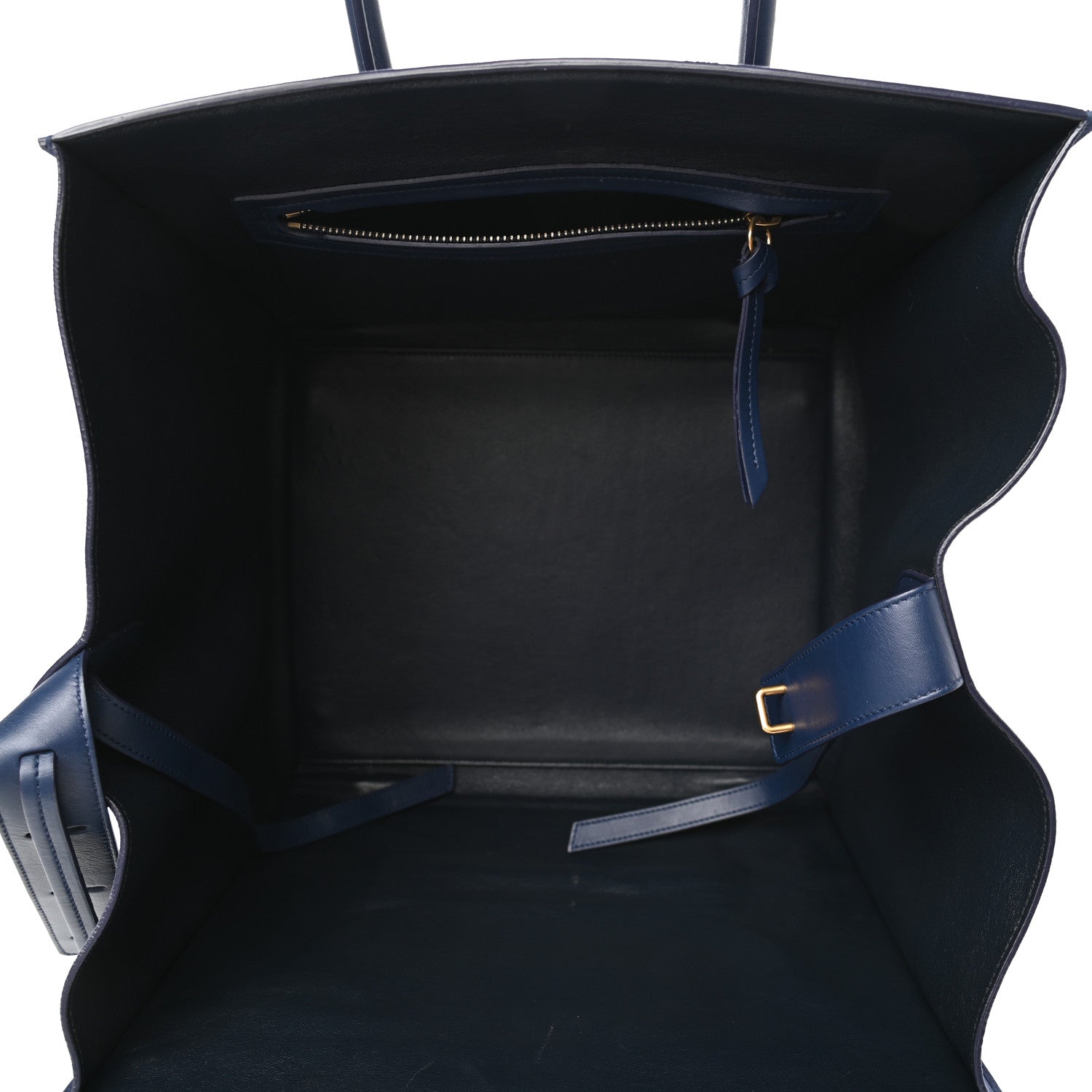 Celine Nubuck Calfskin Medium Phantom Luggage Navy 5 of 9