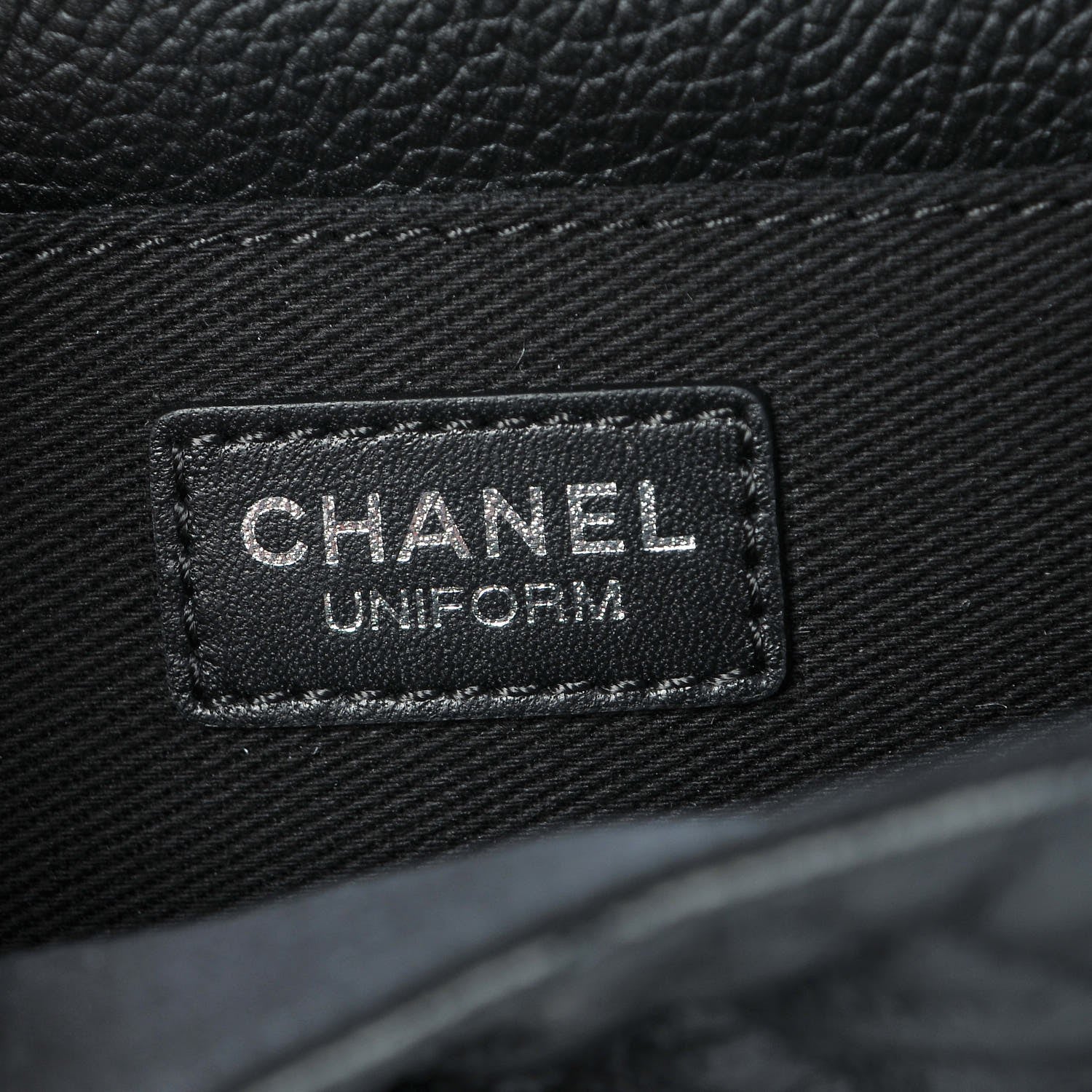 Chanel Grained Calfskin Quilted 2.55 Reissue Flap Belt Bag Clutch Black 6 of 9