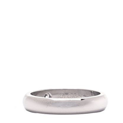 Cartier Platinum Diamond 3.5mm 1895 Wedding Band Ring 47 4 3 of 5