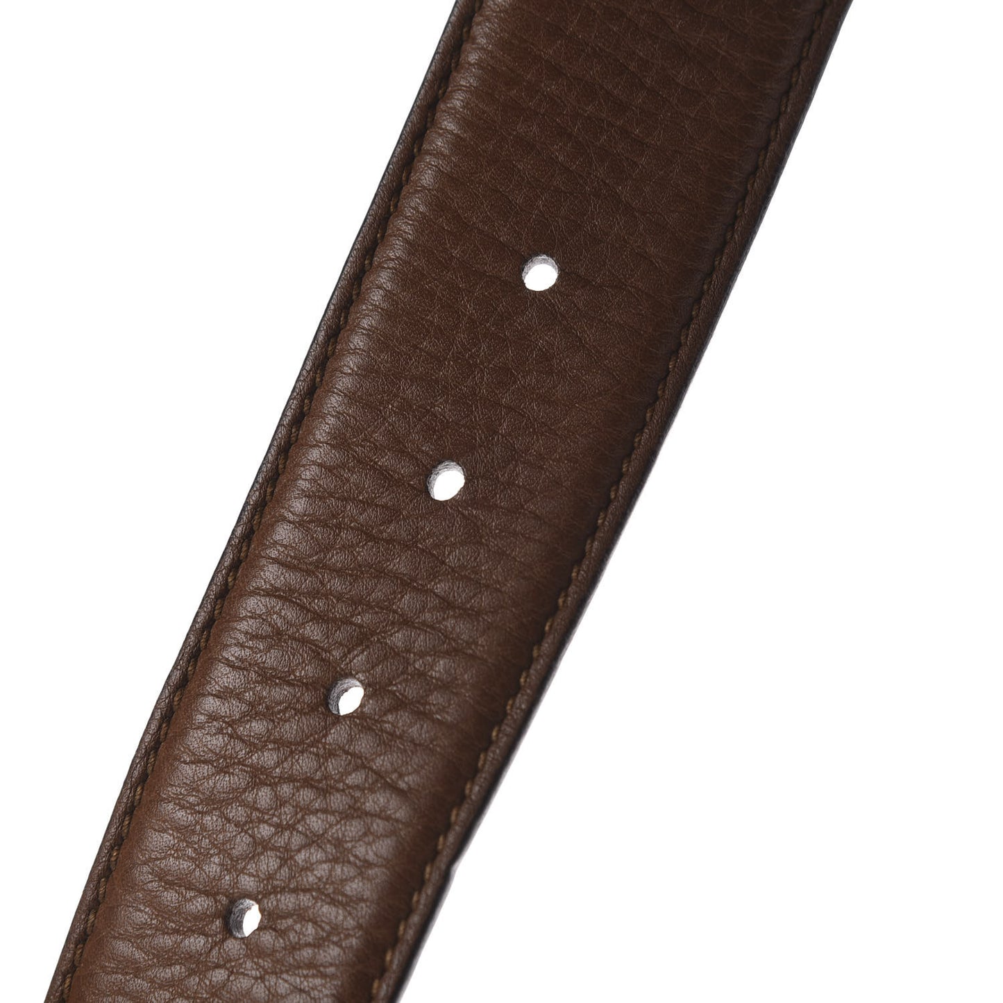 Calfskin Double G Belt 85 34 Brown