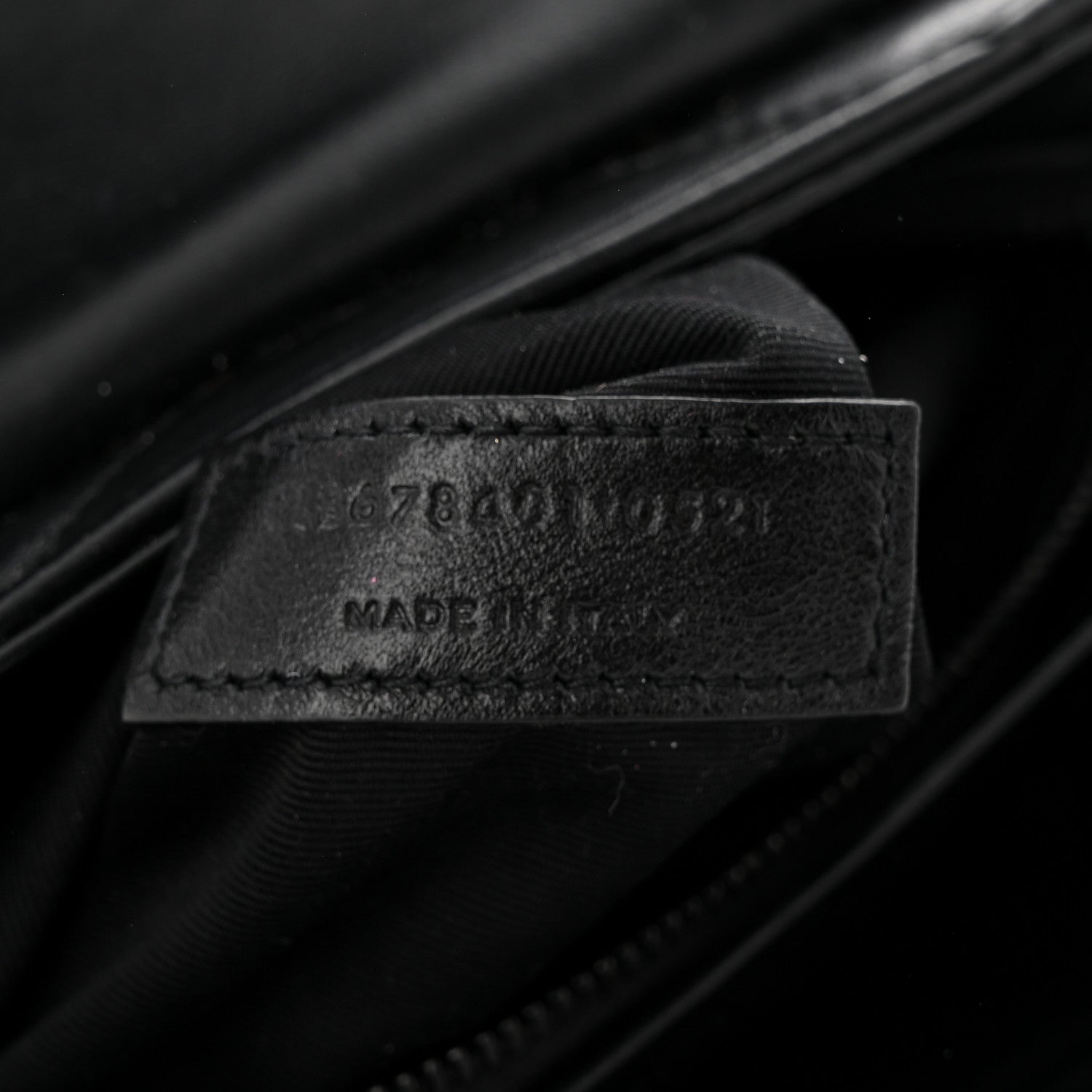 Saint Laurent Calfskin Y Quilted Monogram Monochrome Toy Loulou Crossbody Bag Black 7 of 12