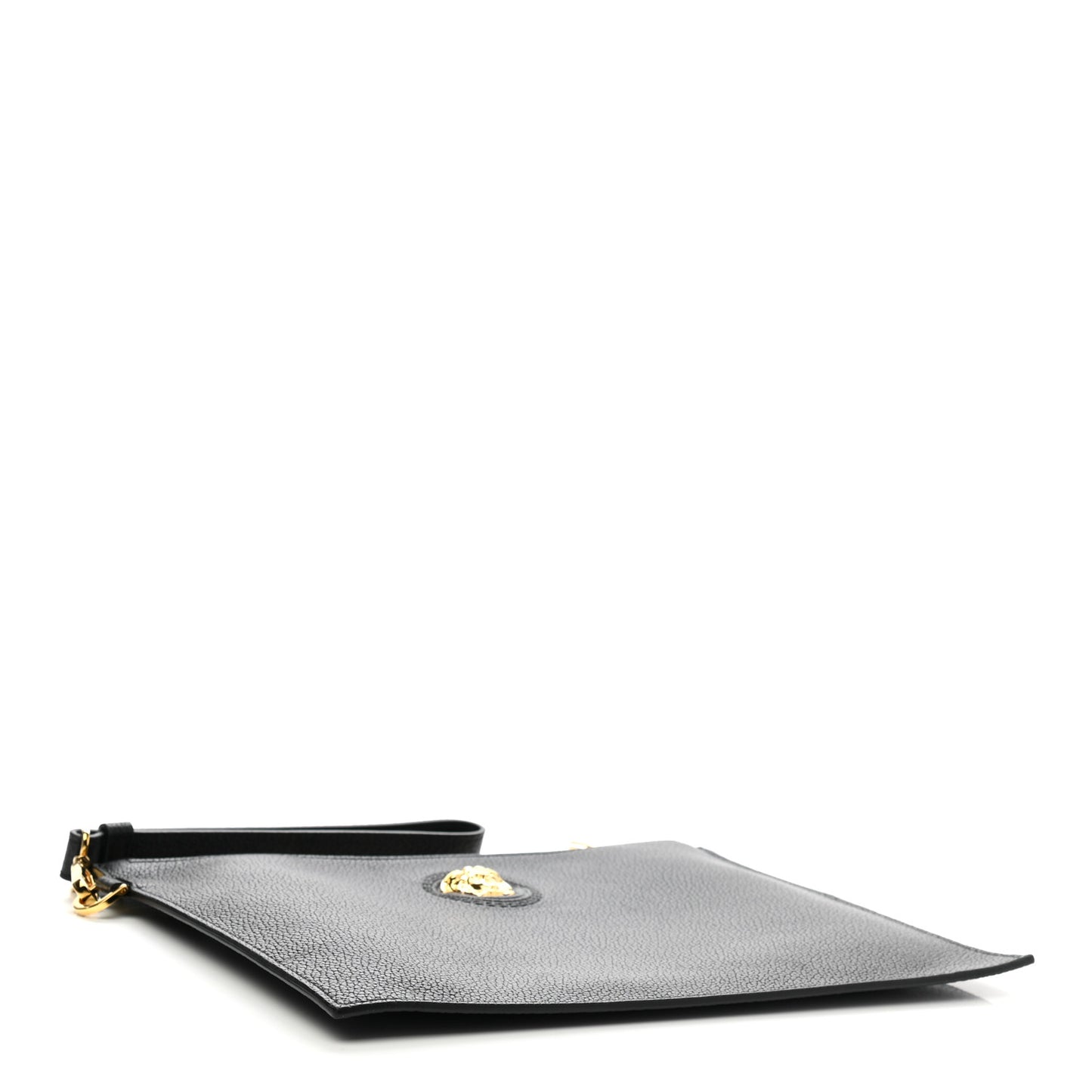 Grained Calfskin La Medusa Pouch Black