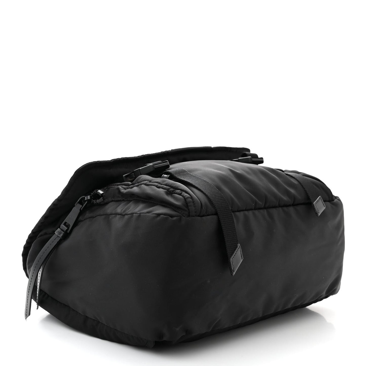 Tessuto Nylon Logo Messenger Bag Black