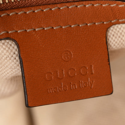 Gucci Monogram Medium Heritage Shoulder Bag Light Tobacco 5 of 10