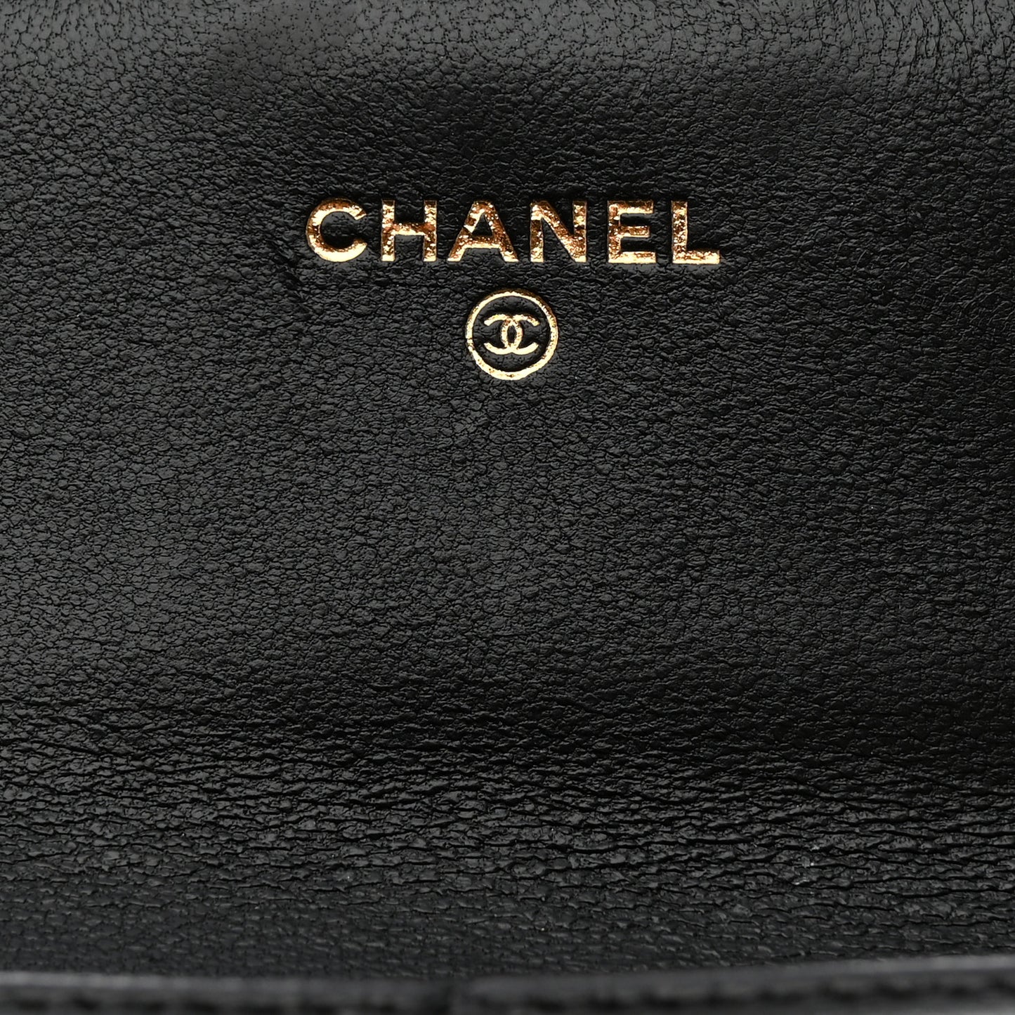 Lambskin Quilted Large Gusset Flap Wallet Black