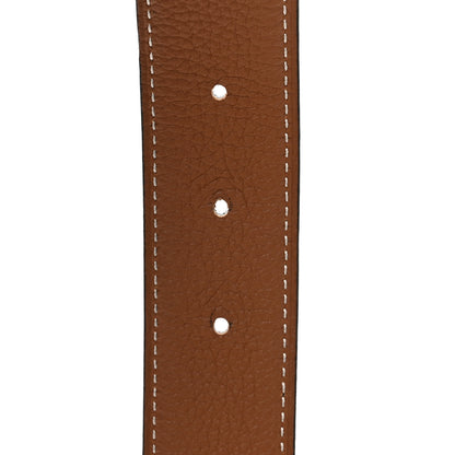 Hermes Box Togo 32mm Belt Strap 110 44 Black Gold 4 of 7
