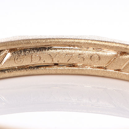 David Yurman 18K Yellow Gold 2.5mm Delaunay Narrow Band Ring 53 6.25 4 of 5