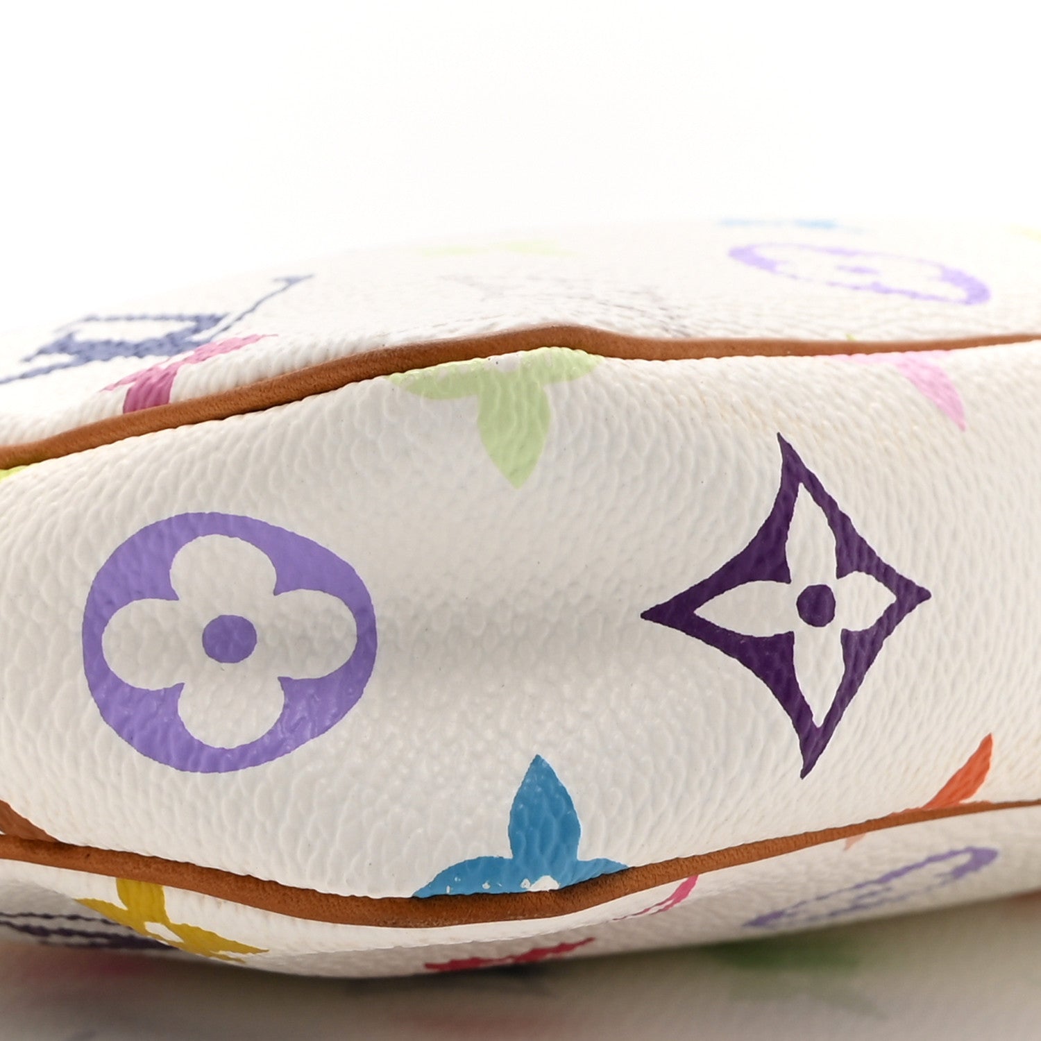 Louis Vuitton Monogram Multicolor Pochette Accessories White 9 of 11