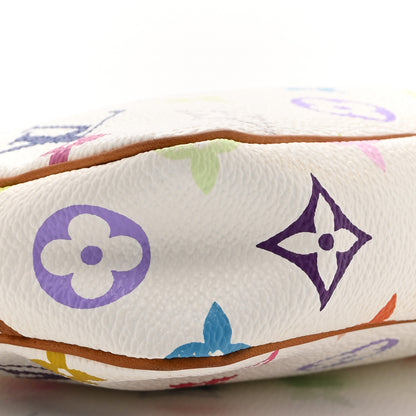 Louis Vuitton Monogram Multicolor Pochette Accessories White 9 of 11
