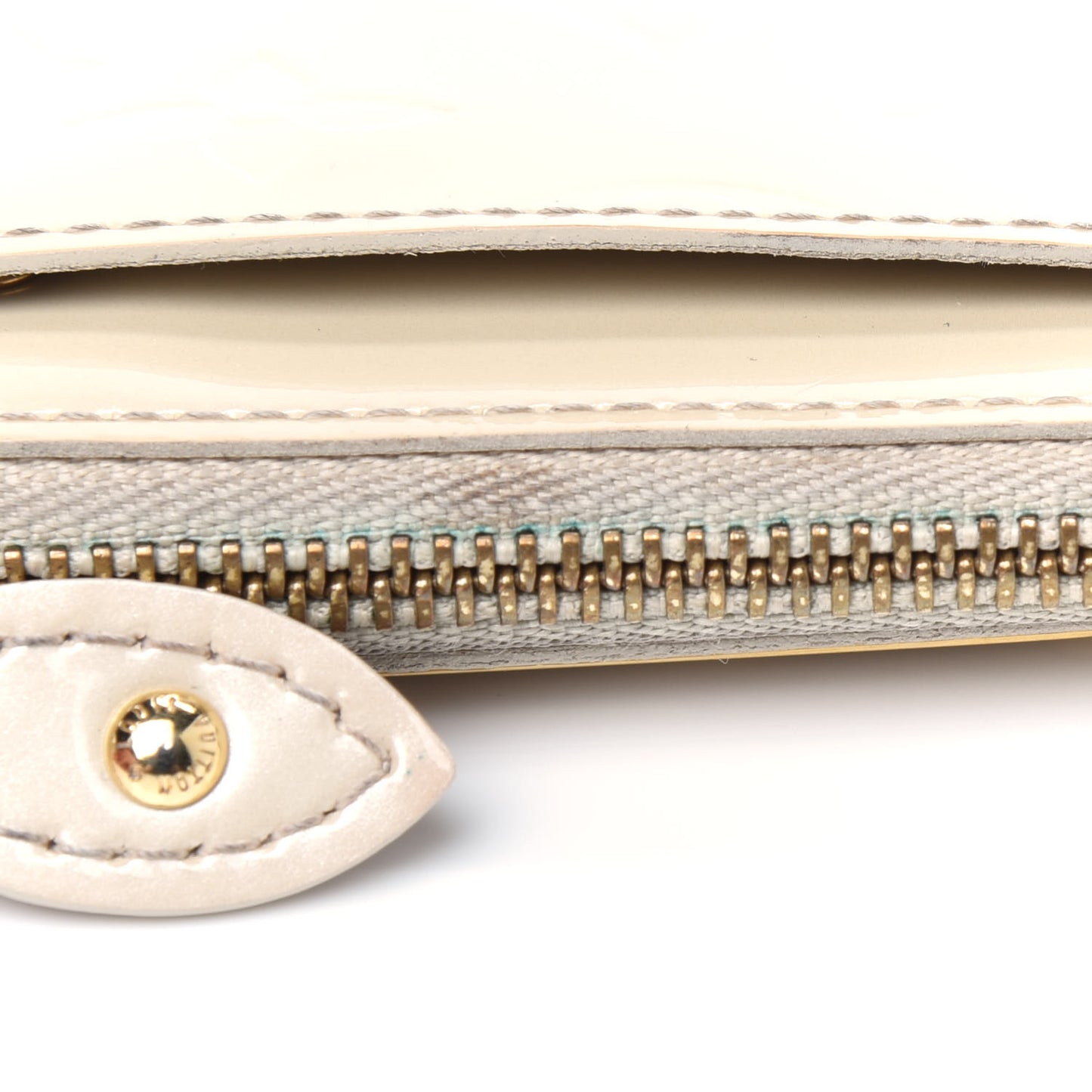 Vernis Key Pouch Blanc Corail