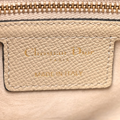 Christian Dior Grained Calfskin Saddle Bag With Strap Sable 6 of 14