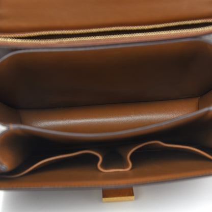 Celine Box Calfskin Medium Classic Box Flap Bag Camel 9 of 11
