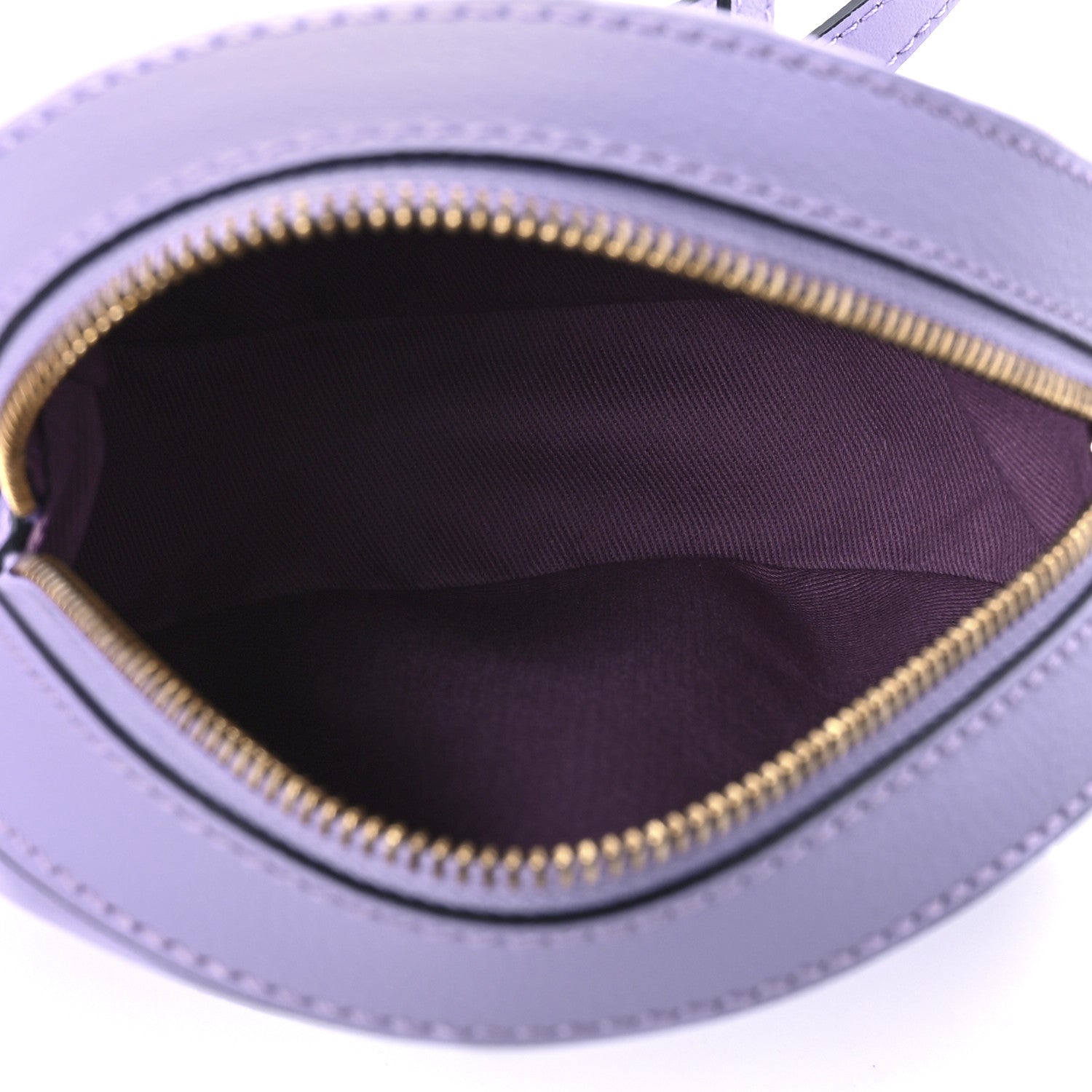 Versace Calfskin La Medusa Round Camera Bag Lilac 4 of 10