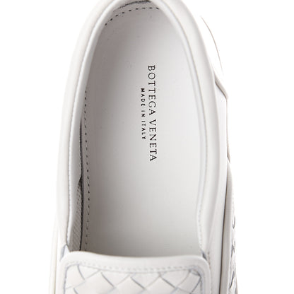 Bottega Veneta Nappa Intrecciato Slip On Sneakers 38.5 White 6 of 7