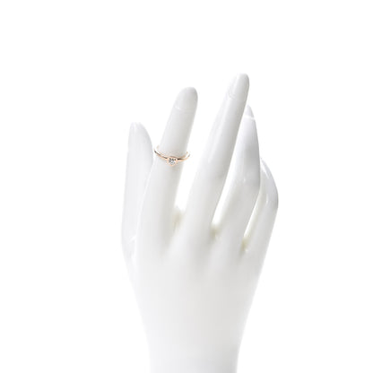 Cartier 18K Pink Gold Diamond D'Amour Heart Ring 48 4.5 2 of 5