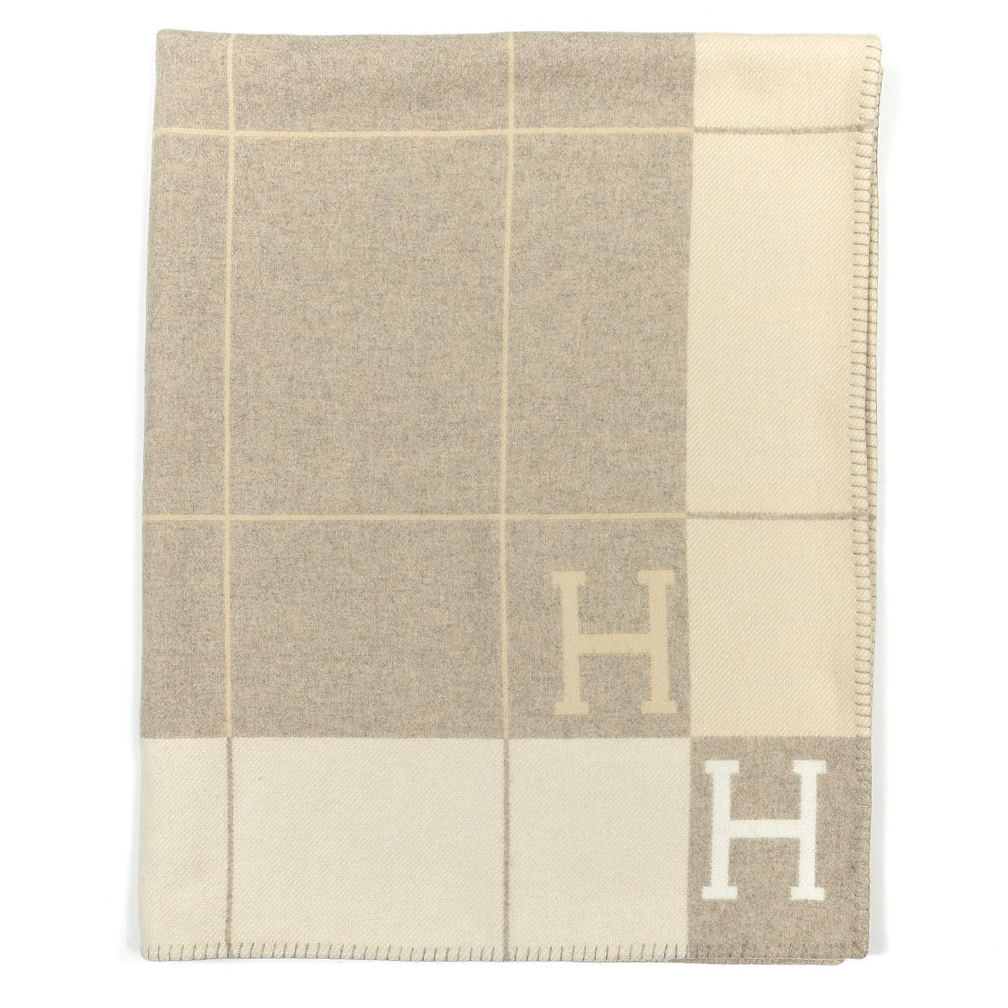 Wool Cashmere Avalon III Blanket Coco Camomille