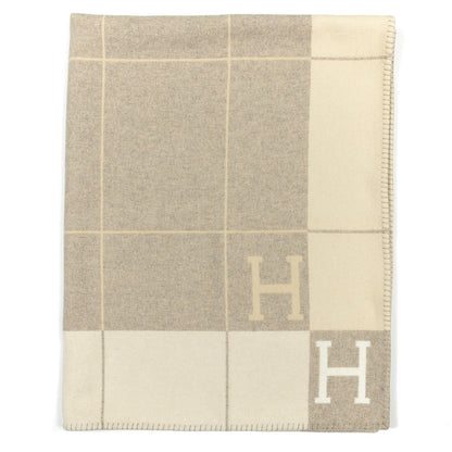 Hermes Wool Cashmere Avalon III Blanket Coco Camomille 1 of 3
