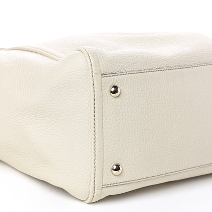 Gucci Pebbled Calfskin Medium Soho Shoulder Bag Off White 9 of 11