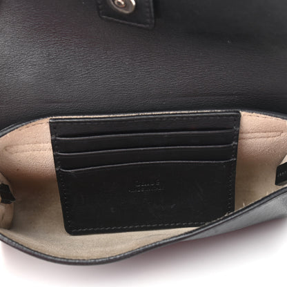Chloe Suede Calfskin Faye Wallet On Strap Black 5 of 16