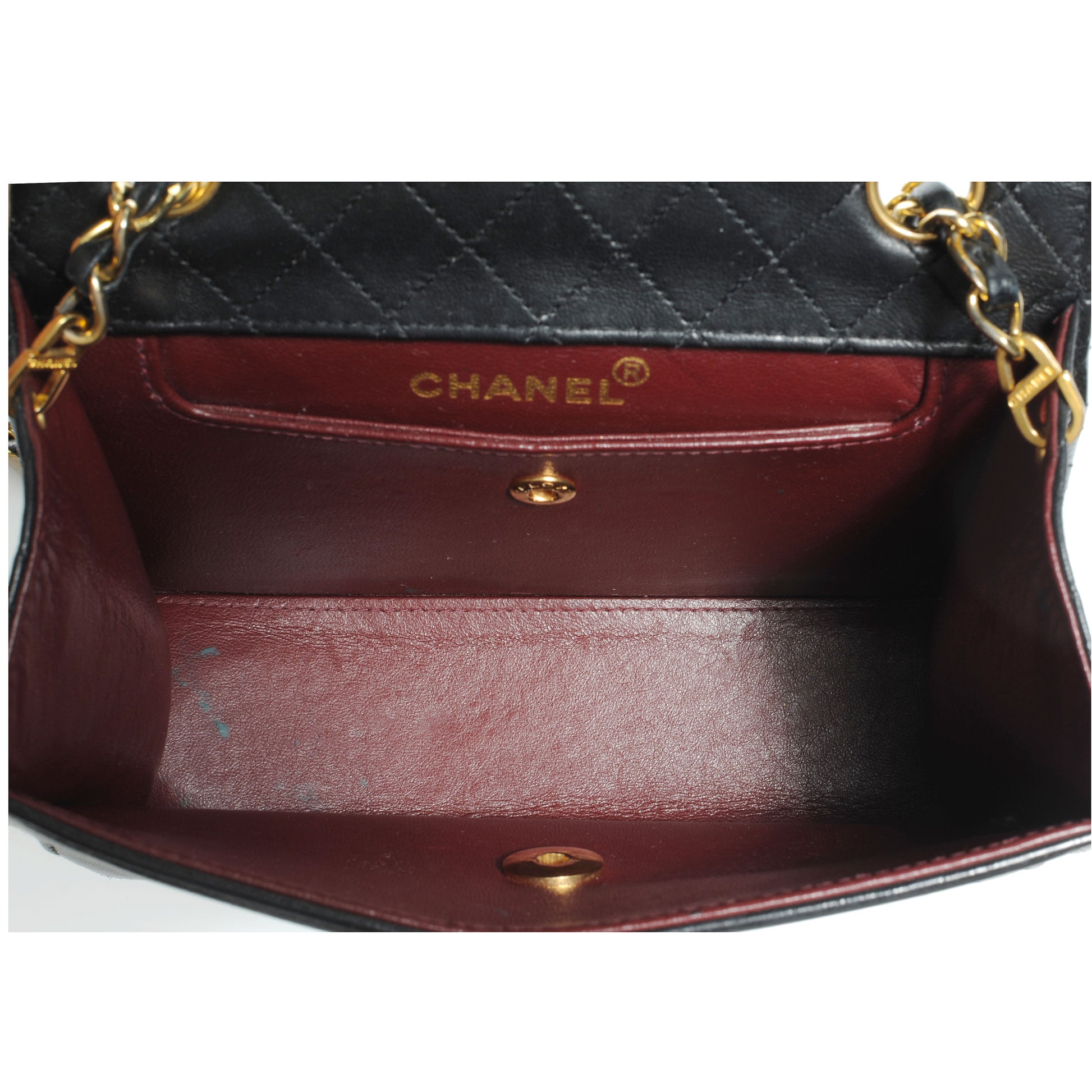 Chanel Lambskin Evening Bag Black 5 of 8