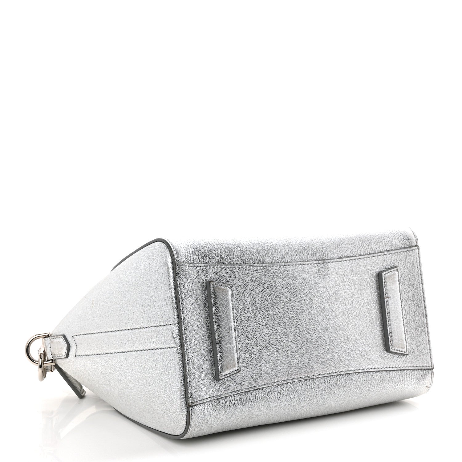 Givenchy Metallic Sugar Goatskin Small Antigona Silver 4 of 10