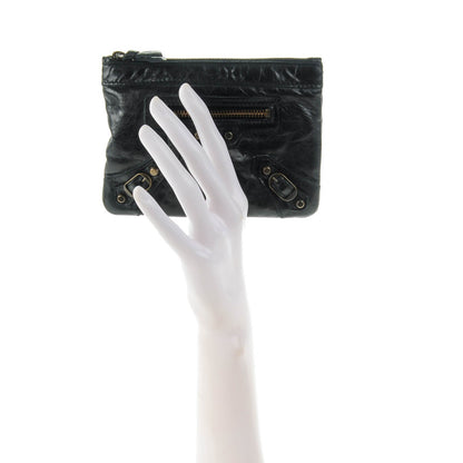 Balenciaga Agneau Classic Hardware M Porte-Monnaie Coin Purse Black 2 of 7