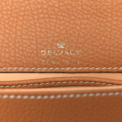 Delvaux Crispy Calfskin Mini Tempete Satchel Vegetal 6 of 9