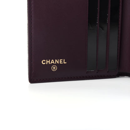 Chanel Caviar Quilted Compact French Flap Wallet Black 7 of 9
