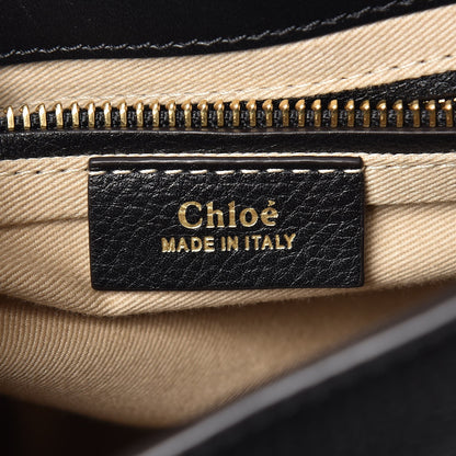 Chloe Suede Calfskin Small Faye Backpack Black 6 of 8