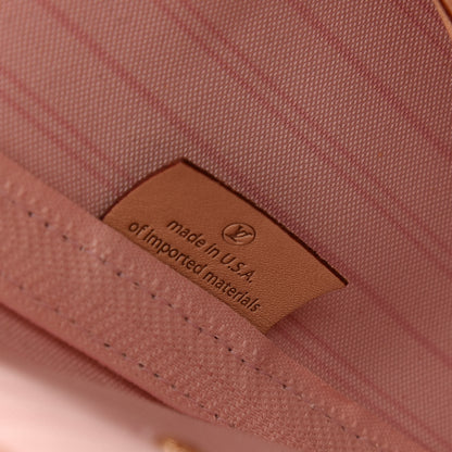 Louis Vuitton Damier Azur Neo Neverfull MM Rose Ballerine 7 of 11