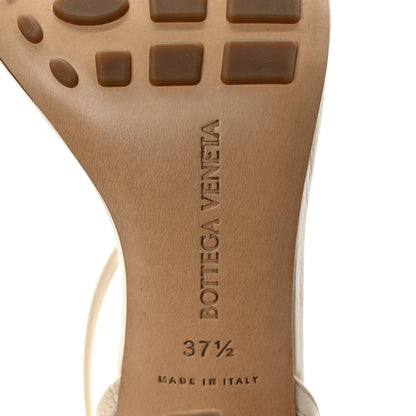 Bottega Veneta Lambskin Studded Stretch Multi Strap 90mm Sandals 37.5 Sea Salt 6 of 8