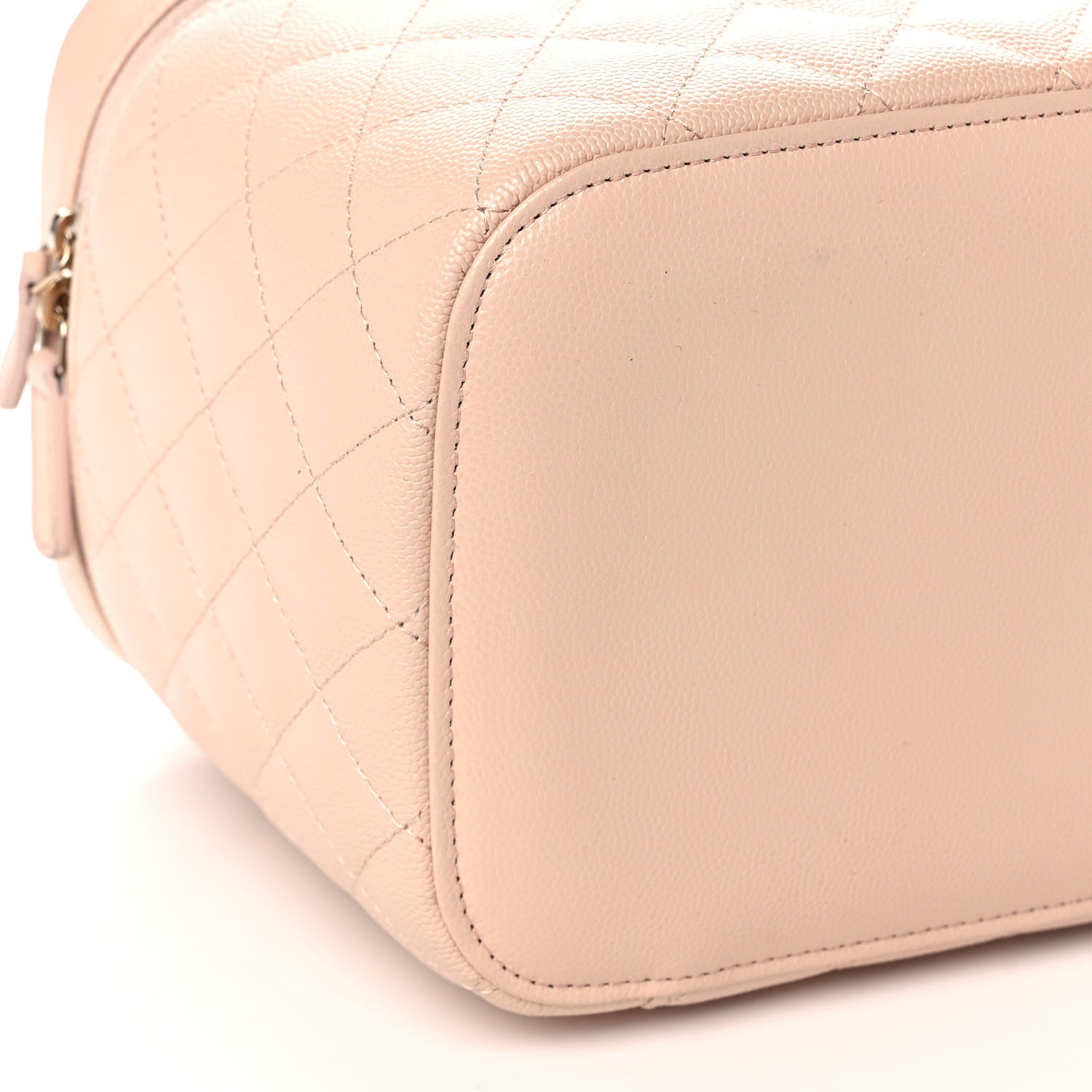 Chanel Caviar Quilted Large Vanity Pouch Light Beige 9 of 11