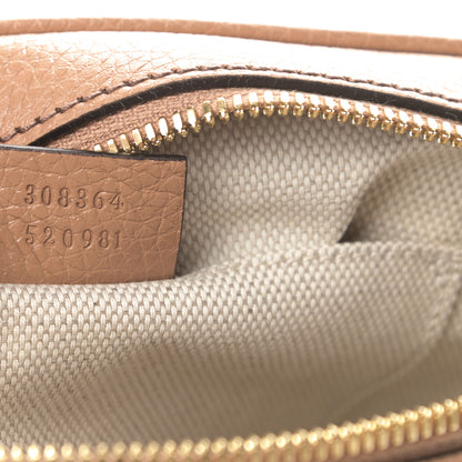 Gucci Pebbled Calfskin Small Soho Disco Bag Rose Beige 7 of 10