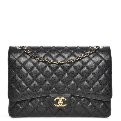 Chanel Caviar Quilted Maxi Double Flap Black 1 of 8